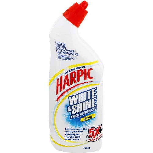 Harpic White & Shine Citrus Liquid Toilet Cleaner 450ml