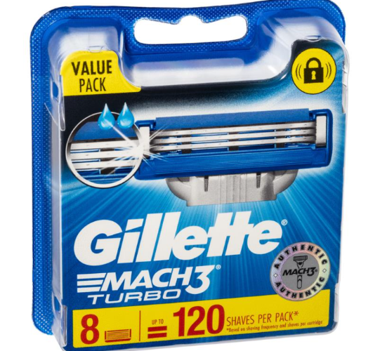 Gillette Mach 3 Turbo Cartridge 8pk