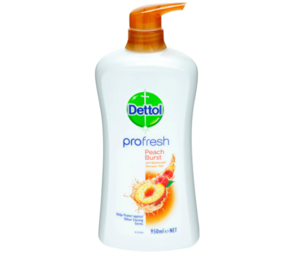 Dettol Shower Gel Peach Burst 950ml