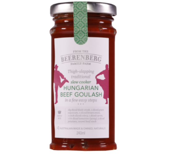 Beerenberg Hungarian Beef Goulash Meal Base 240ml