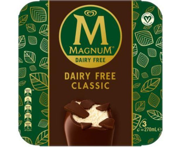 Streets Magnum Dairy Free Classic Iceblocks 3pk