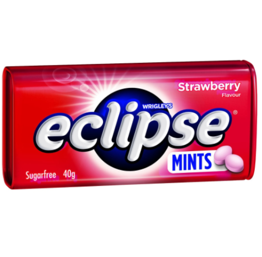 Wrigleys Eclipse Sugar Free Strawberry Mint 40g