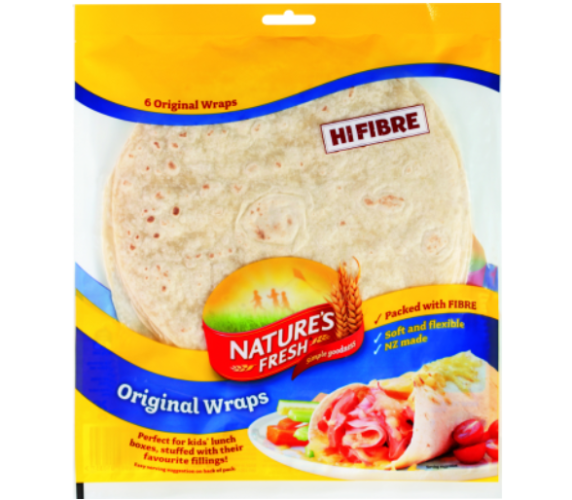 Nature's Fresh White Round Wraps 6pk