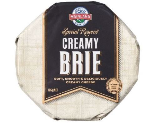 Mainland Special Reserve Creamy Brie Cheese 125g