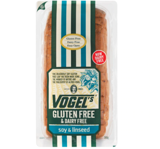 Vogels Gluten Free Soy & Linseed 580g