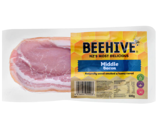 Beehive Middle Bacon 600g