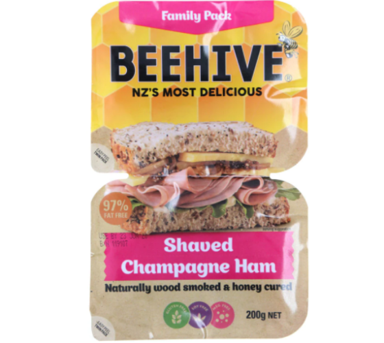 Beehive Shaved Champagne Ham 200g