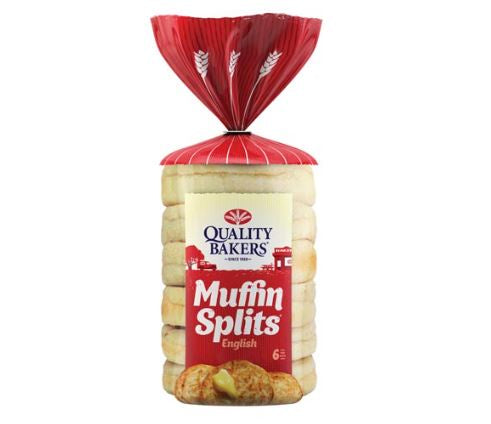 Quality Bakers English Muffin Splits 390g