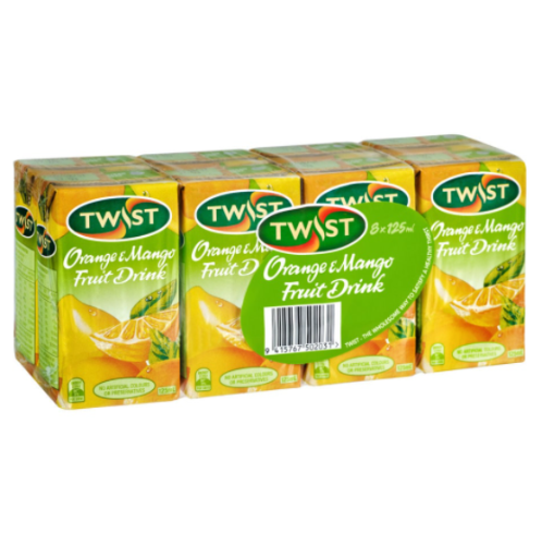 Twist Orange/Mango 125ml 8pk