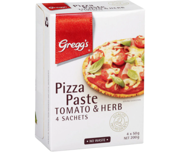 Greggs Tomato & Herb Pizza Paste 4pk 200g