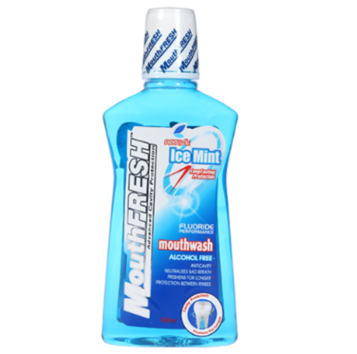 Mouthfresh Active Ice Mint Mouthwash 500ml