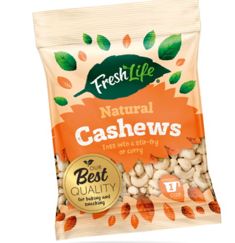 Fresh Life Natural Cashews 300g