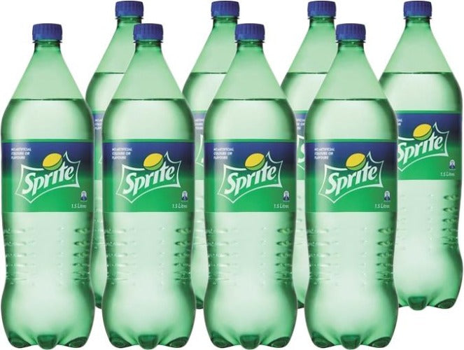 BOX Sprite Lemon Lime Soft Drink 1.5L (8 bottles)