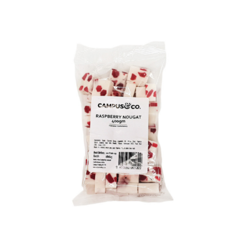 C&C Raspberry Nougat 350g