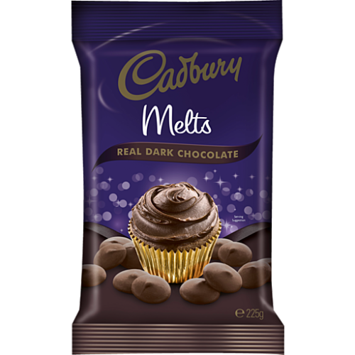 Cadbury Real Dark Chocolate Baking Melts 225g