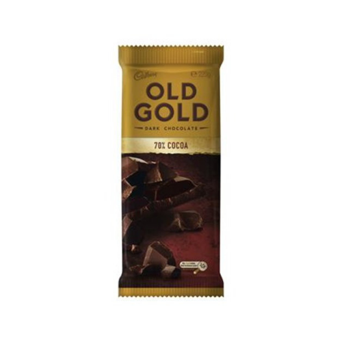 Cadbury Old Gold 70% Cocoa Dark Chocolate Block 180g