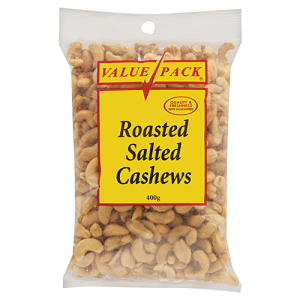 Value Pack Cashews Roasted Salted 400g