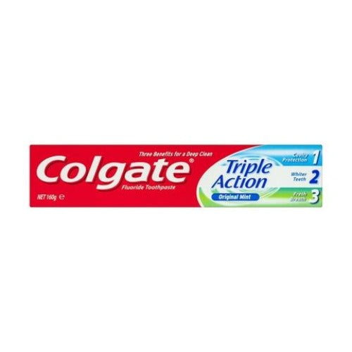 Colgate Triple Action Toothpaste Original Mint 160g