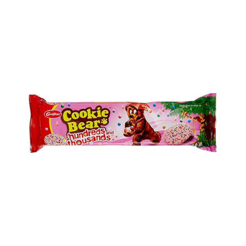 Griffins Cookie Bear Hundreds & Thousands Biscuits 200g