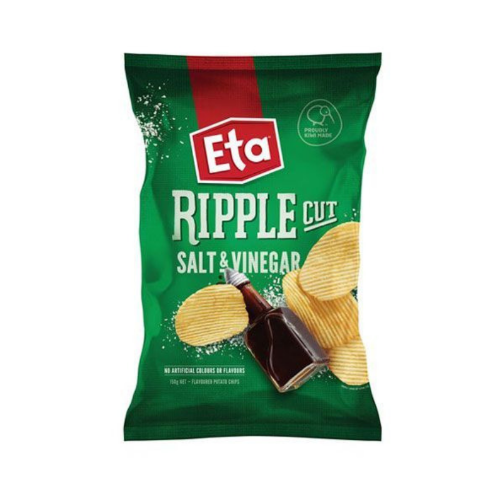 Eta Ripples Salt & Vinegar Potato Chips 150g