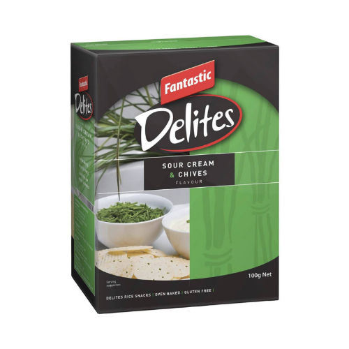 Fantastic Sour Cream & Chives Delites 100g