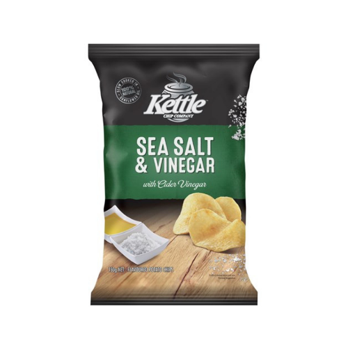 Kettle Chip Company Sea Salt & Vinegar Potato Chips 150g