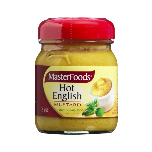 Masterfoods Mustard Hot English 175g