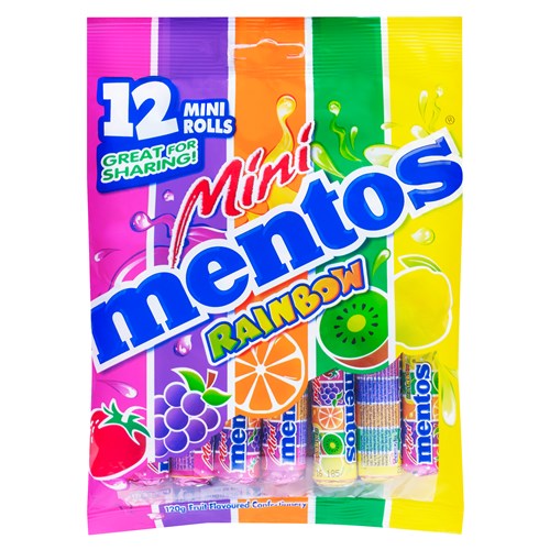 Mentos Mini Rainbow Bag 120g