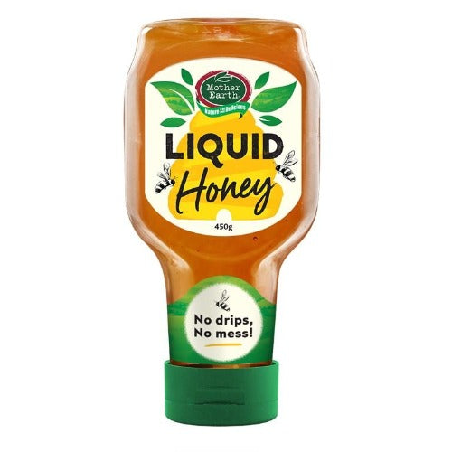 Mother Earth Liquid Honey 450g