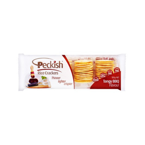 Peckish Tangy BBQ Rice Crackers 90g