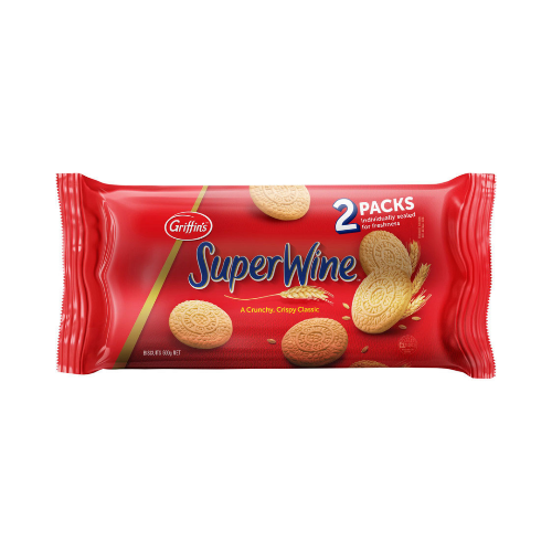 Griffins Super Wine Biscuits Twin Pack 500g