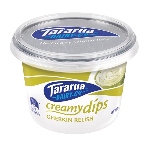 Tararua Gherkin Relish Dip 250g