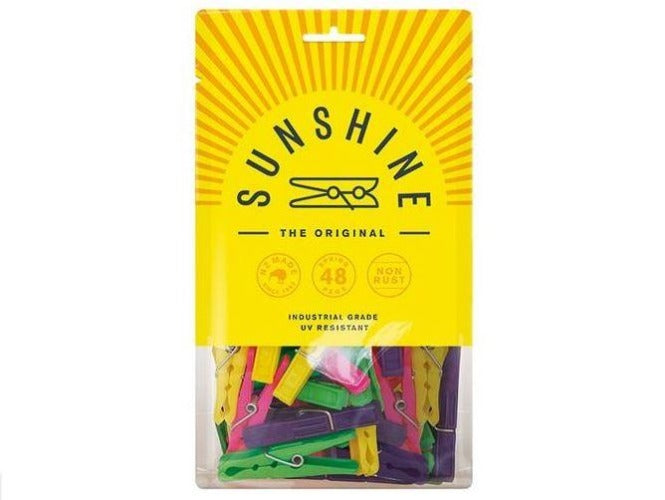 Sunshine Spring Pegs 48pk