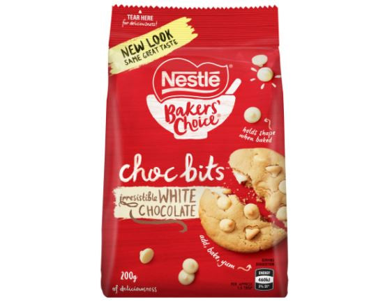 Nestle White Chocolate Bits 200g