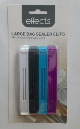 Effects Bag Sealer Clips Large 4pk