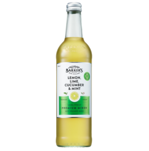 Barkers Lemon Lime Cucumber Mint Premium Mixer 500ml