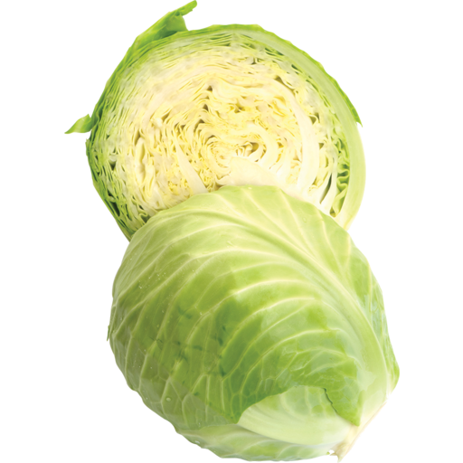 Green Cabbage Half