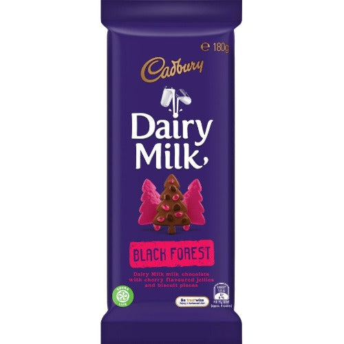 Cadbury Dairy Milk Black Forest Chocolate Block 180g