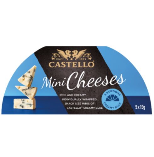 Castello Creamy Blue Mini Cheeses 5pk x 19g