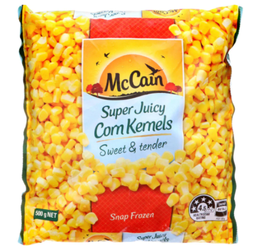 McCain Frozen Corn Kernels 500g