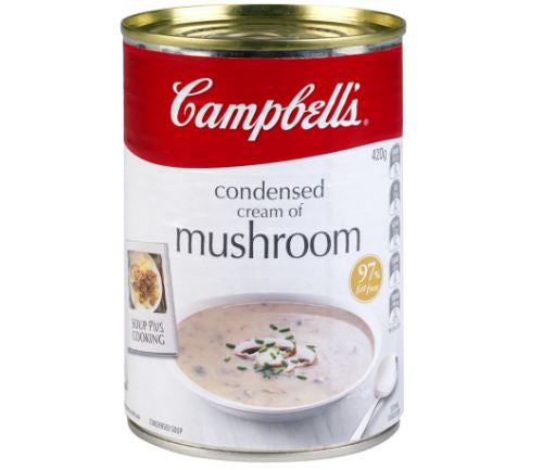 Campbells Mushroom Condensed Soup 420g