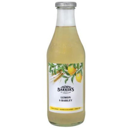 Barkers Lemon & Barley Fruit Syrup 710ml