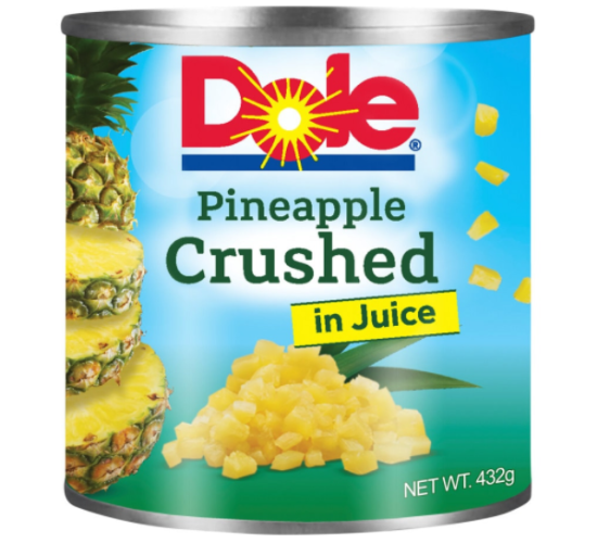 Dole Pineapple Crushed in Juice 432g