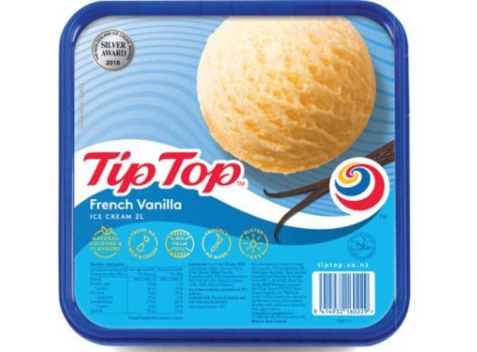 Tip Top French Vanilla Ice Cream 2L