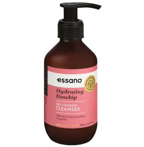 Essano Hydrating Rosehip Gel Foaming Cleanser 140ml