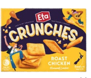 Eta Crunches Roast Chicken Crackers 160g