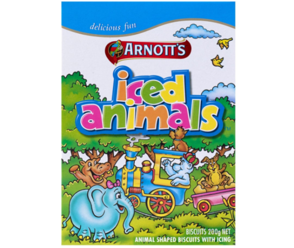 Arnotts Iced Animals Biscuits 200g