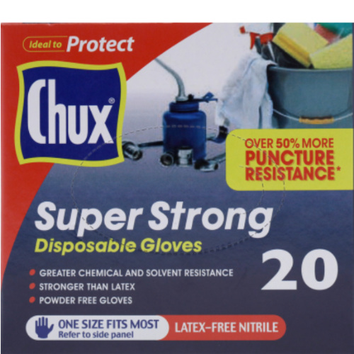 Chux Super Strong Disposable Gloves 20pk