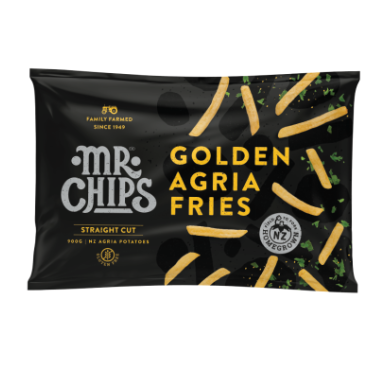 Mr Chips Golden Agria Straight Cut 13mm Fries 900g