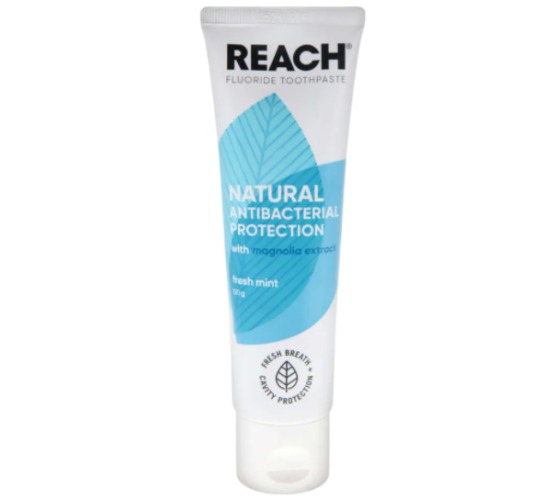 Reach Natural Antibacterial Protection Mild Mint Toothpaste 120g